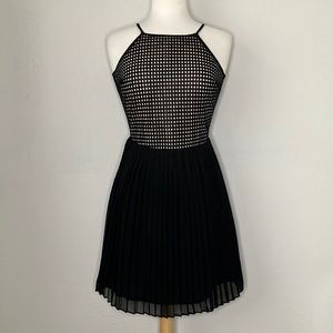 Sugarlips Black Pleat Dress